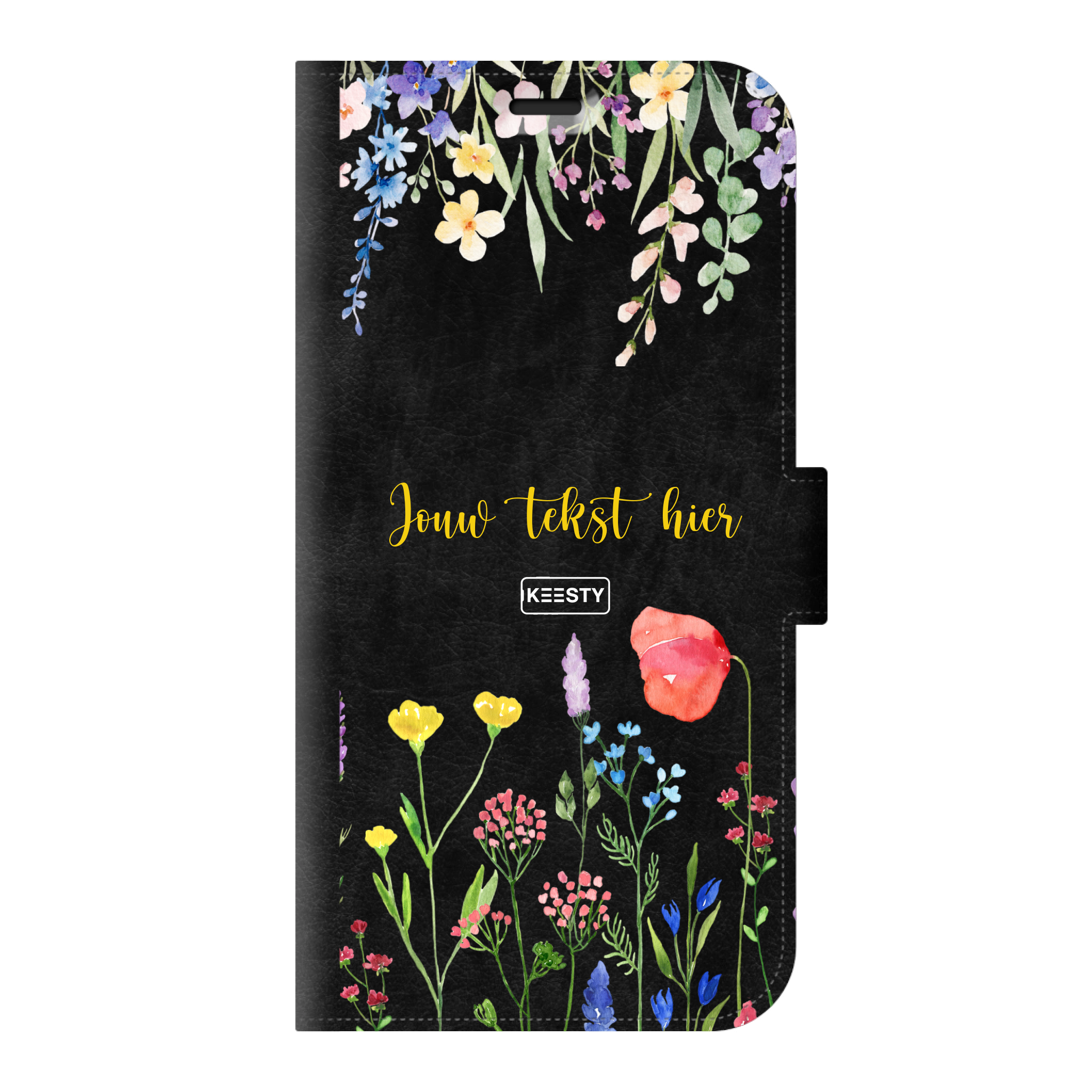Telefoonhoesje Maken portemonnee Bloemen 2