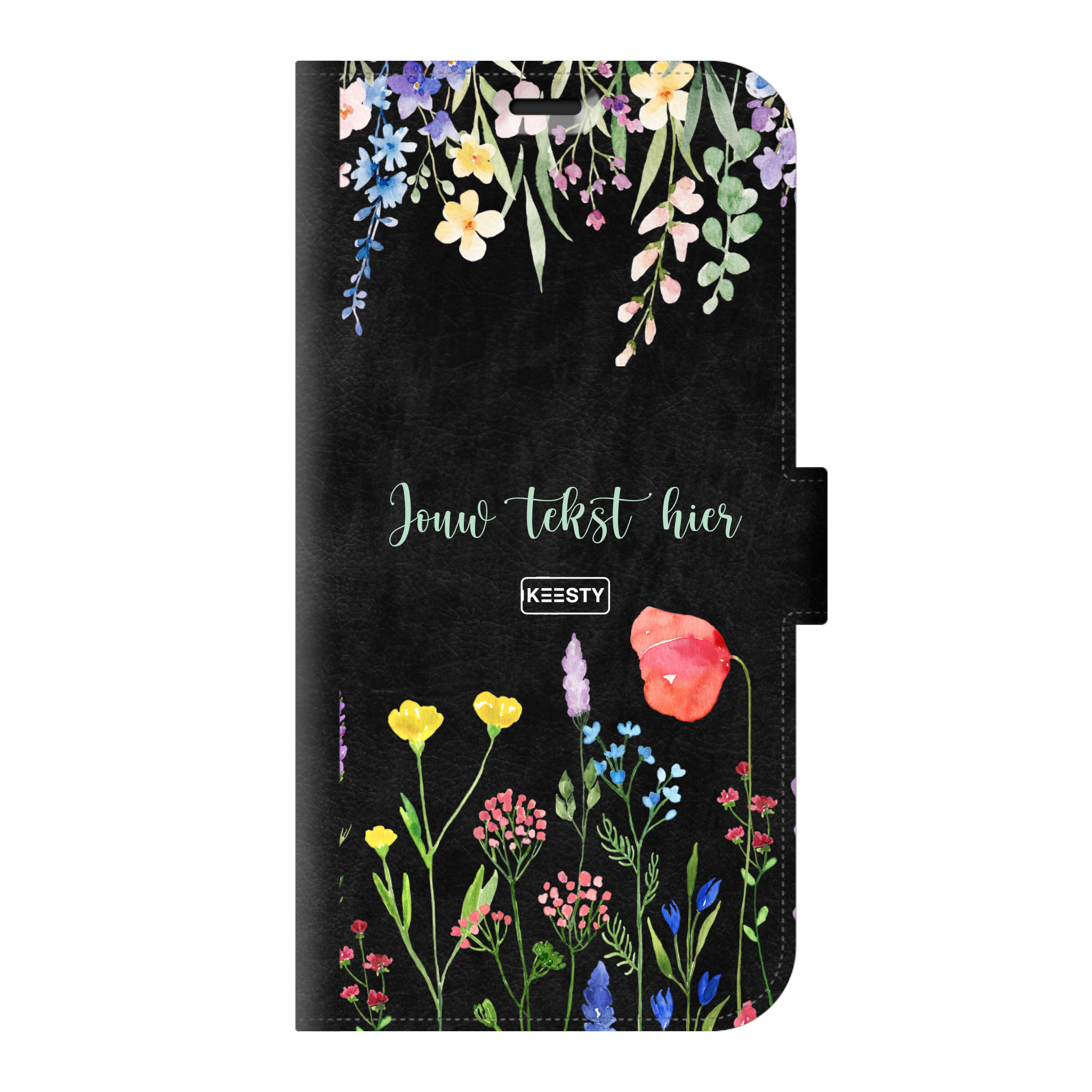Telefoonhoesje Maken portemonnee Bloemen 2