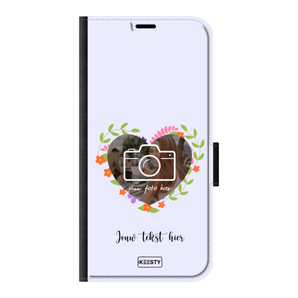 Telefoonhoesje Ontwerpen - Floral 4 - Portemonnee hoesje