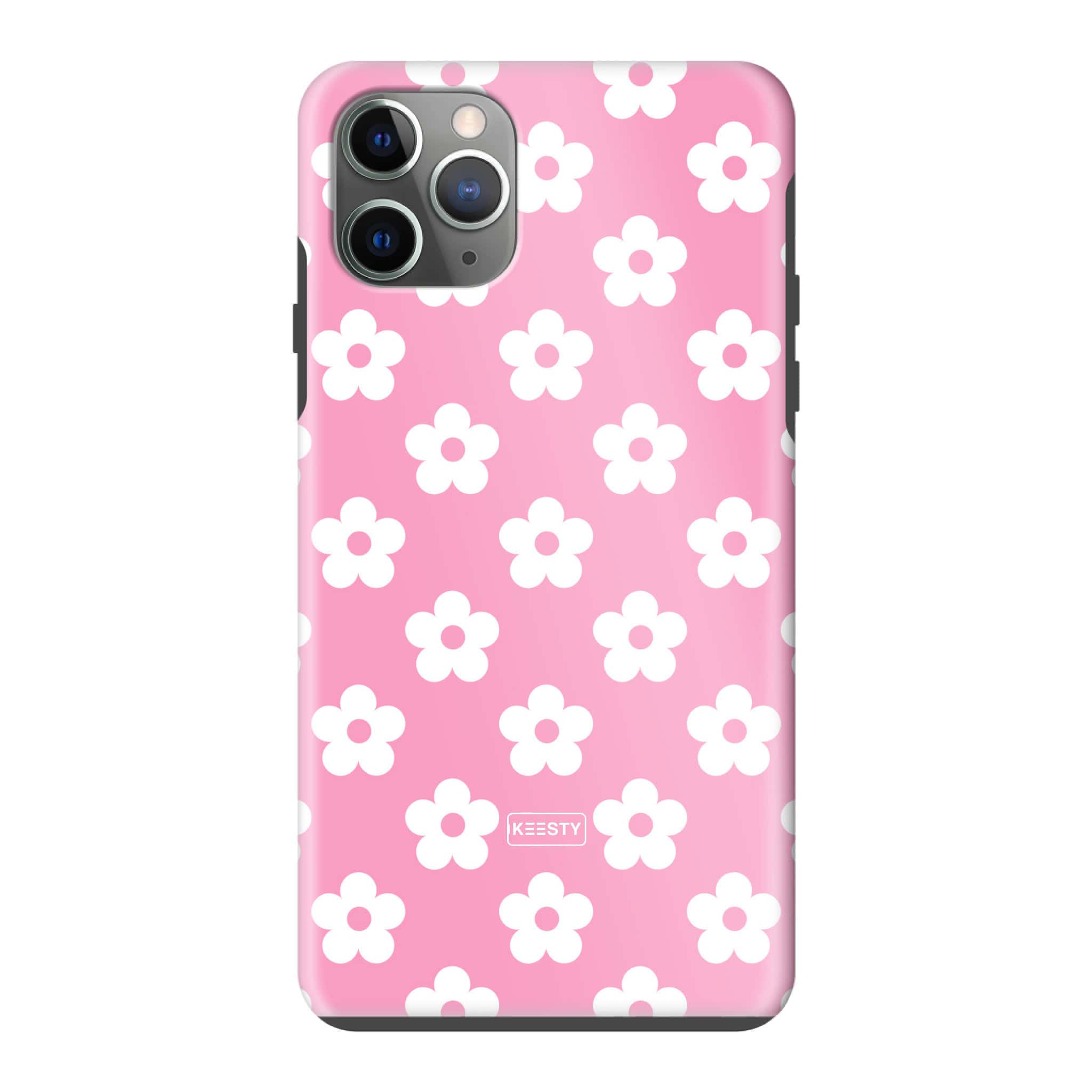 Telefoonhoesje personaliseren - Floral 4 - Tough hoesje