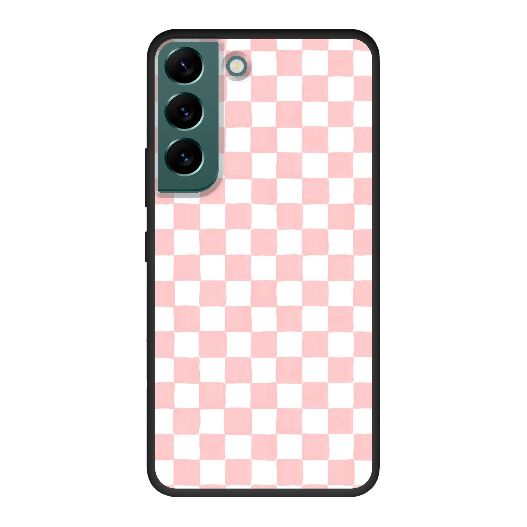 Telefoonhoesje Ontwerpen - Roze Check - Smartphone case