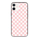 Telefoonhoesje Ontwerpen - Roze Check - Smartphone case