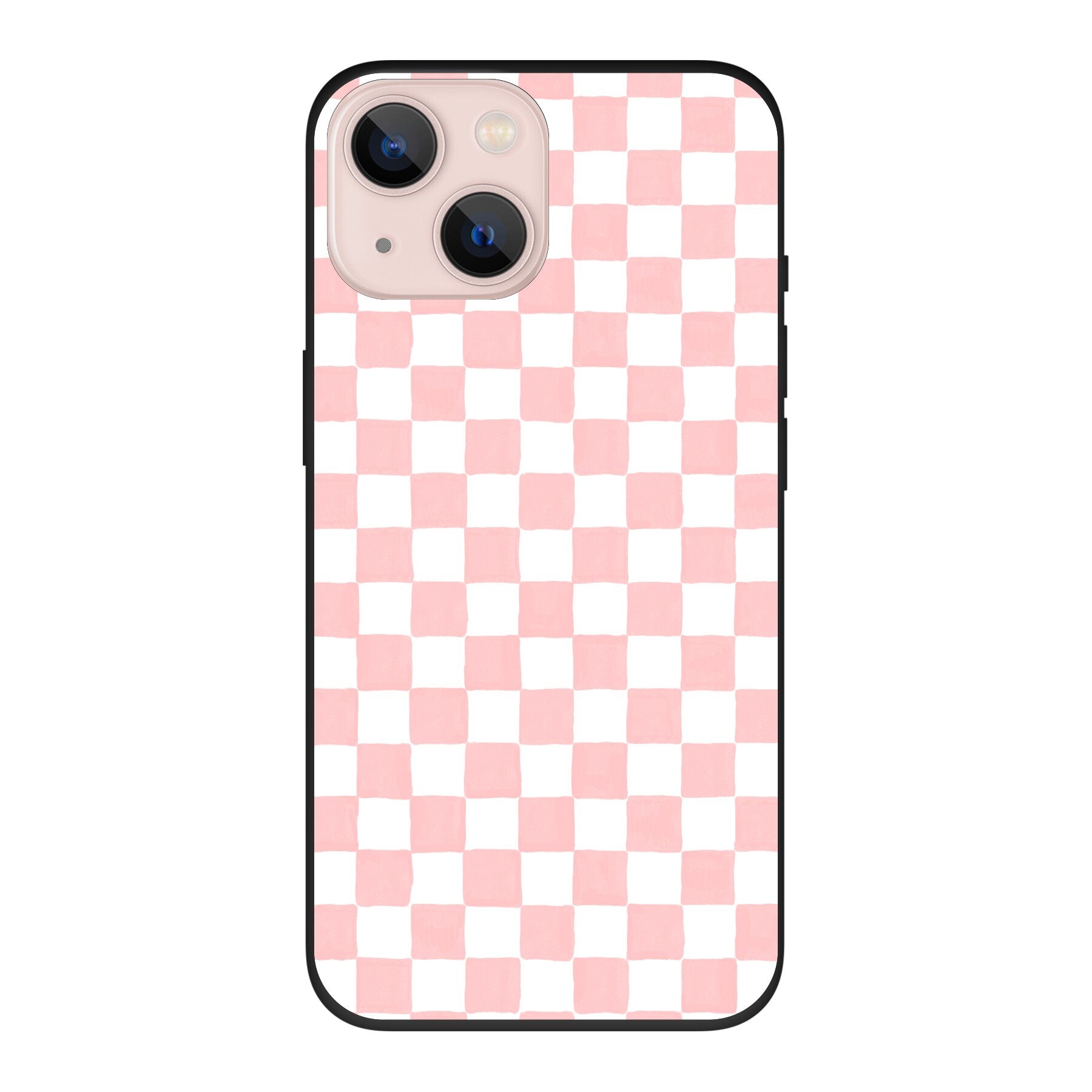 Telefoonhoesje Ontwerpen - Roze Check - Smartphone case