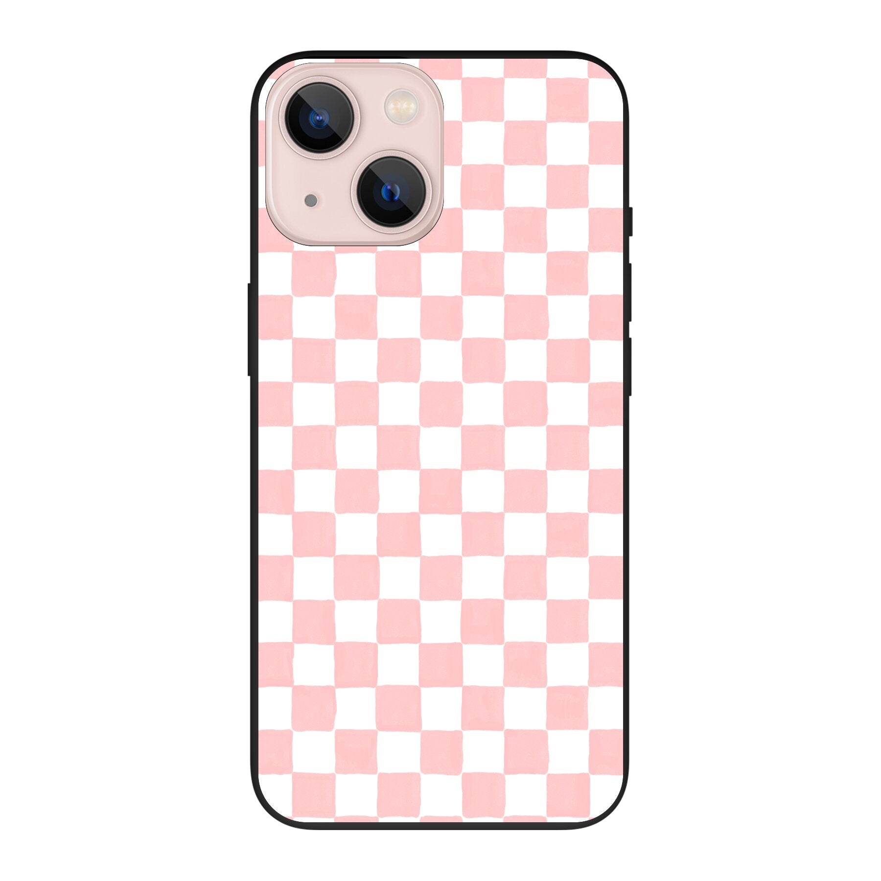Telefoonhoesje Ontwerpen - Roze Check - Smartphone case
