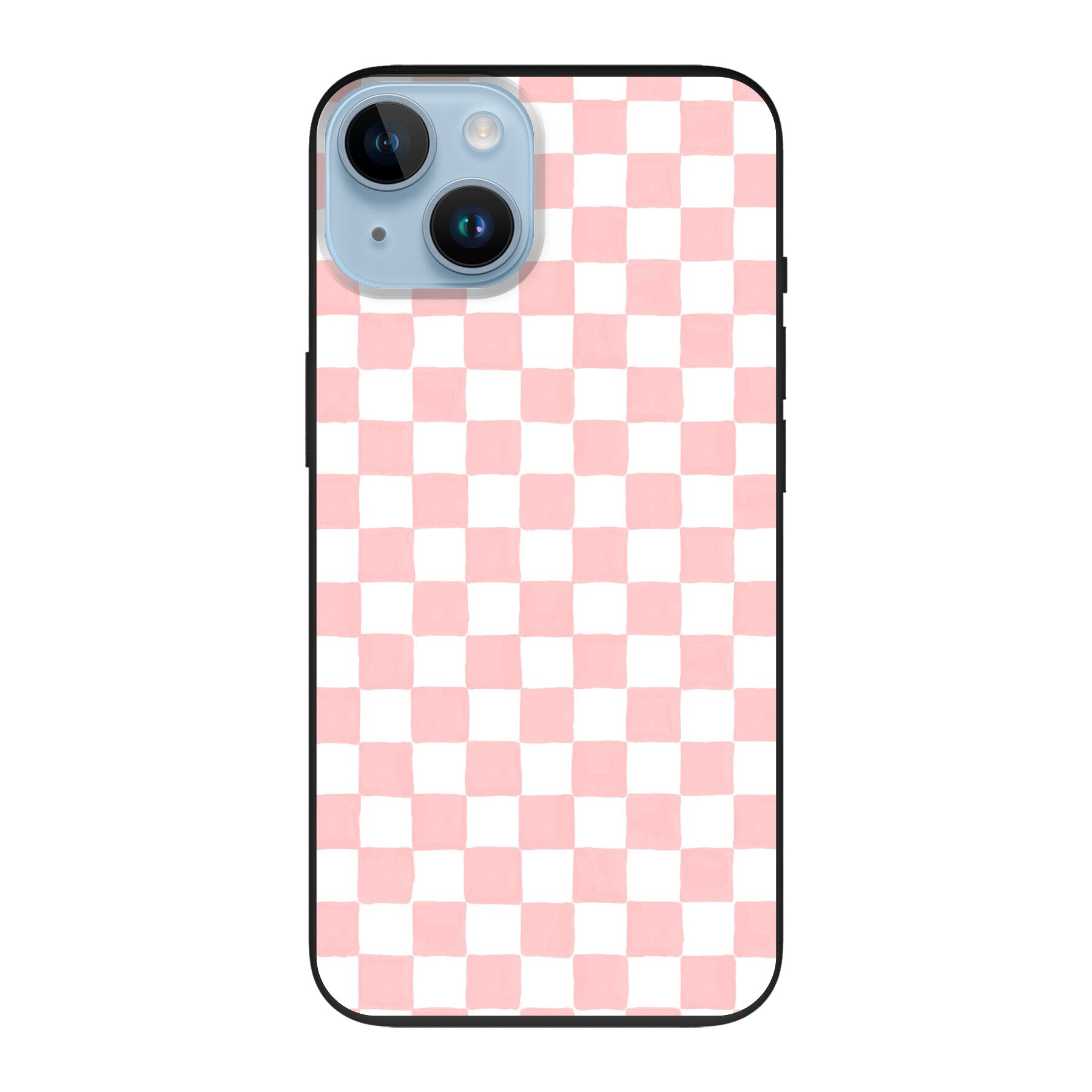 Telefoonhoesje Ontwerpen - Roze Check - Smartphone case