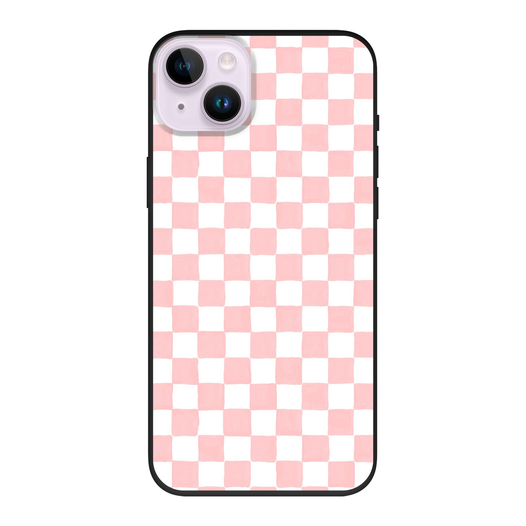 Telefoonhoesje Ontwerpen - Roze Check - Smartphone case