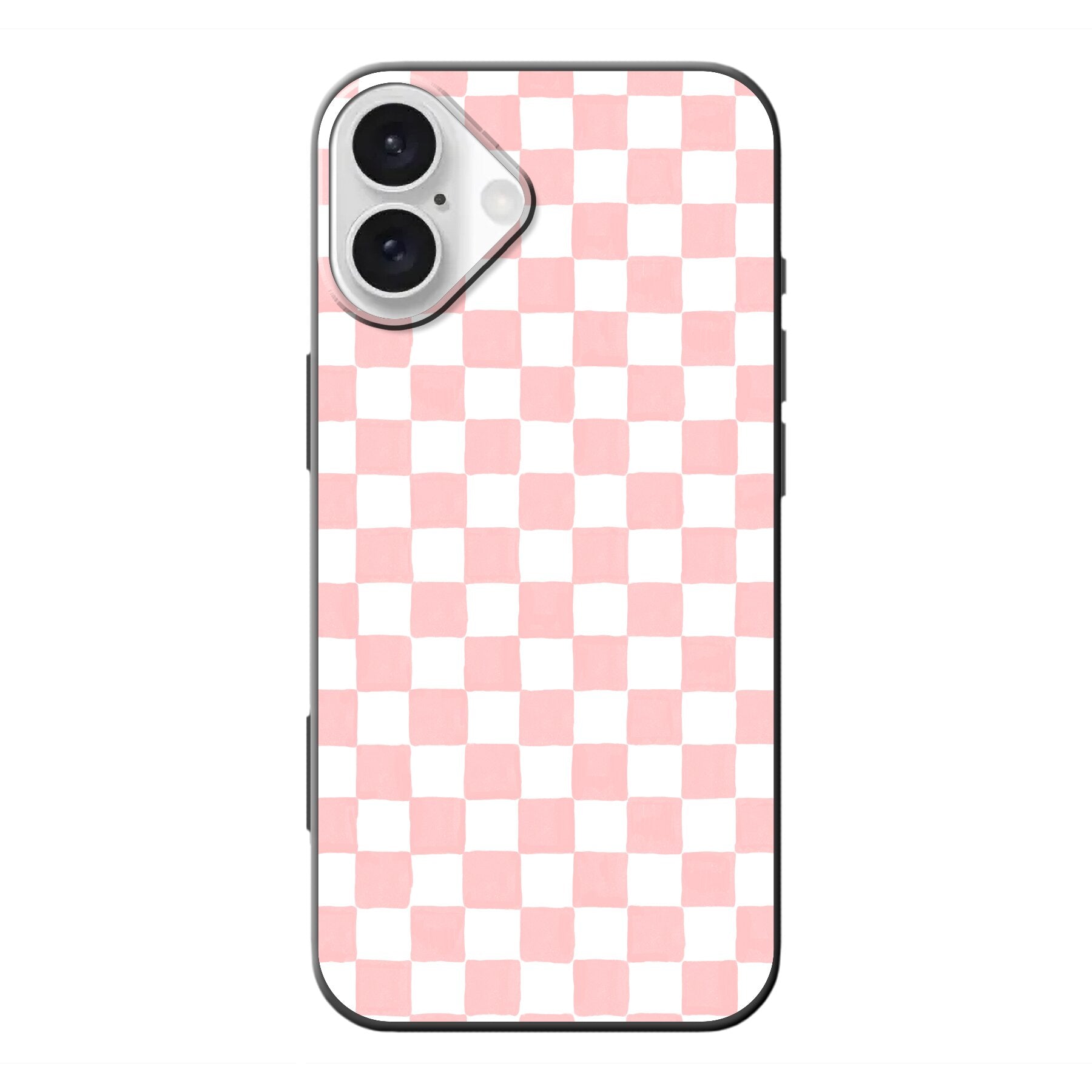 Telefoonhoesje Ontwerpen - Roze Check - Smartphone case