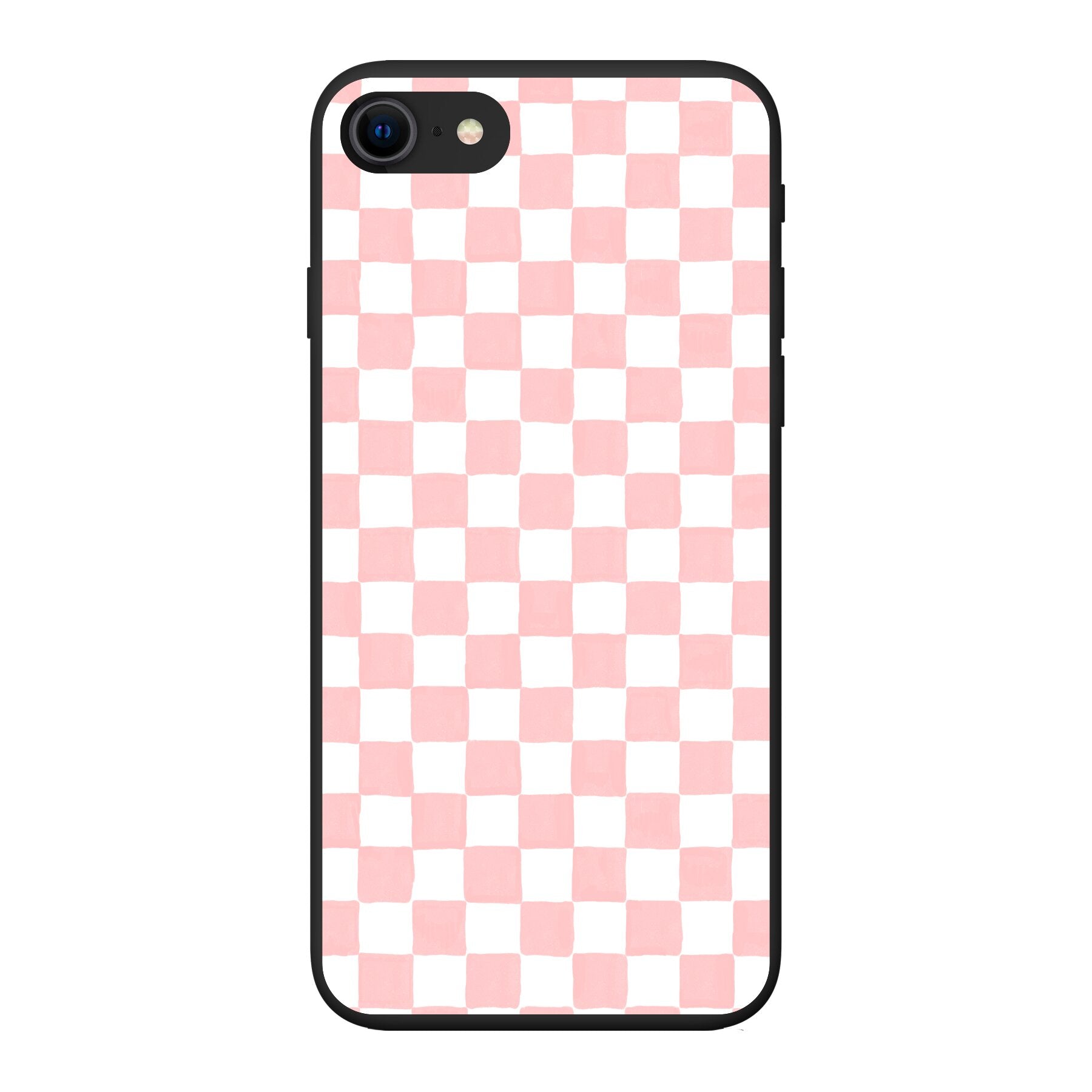 Telefoonhoesje Ontwerpen - Roze Check - Smartphone case