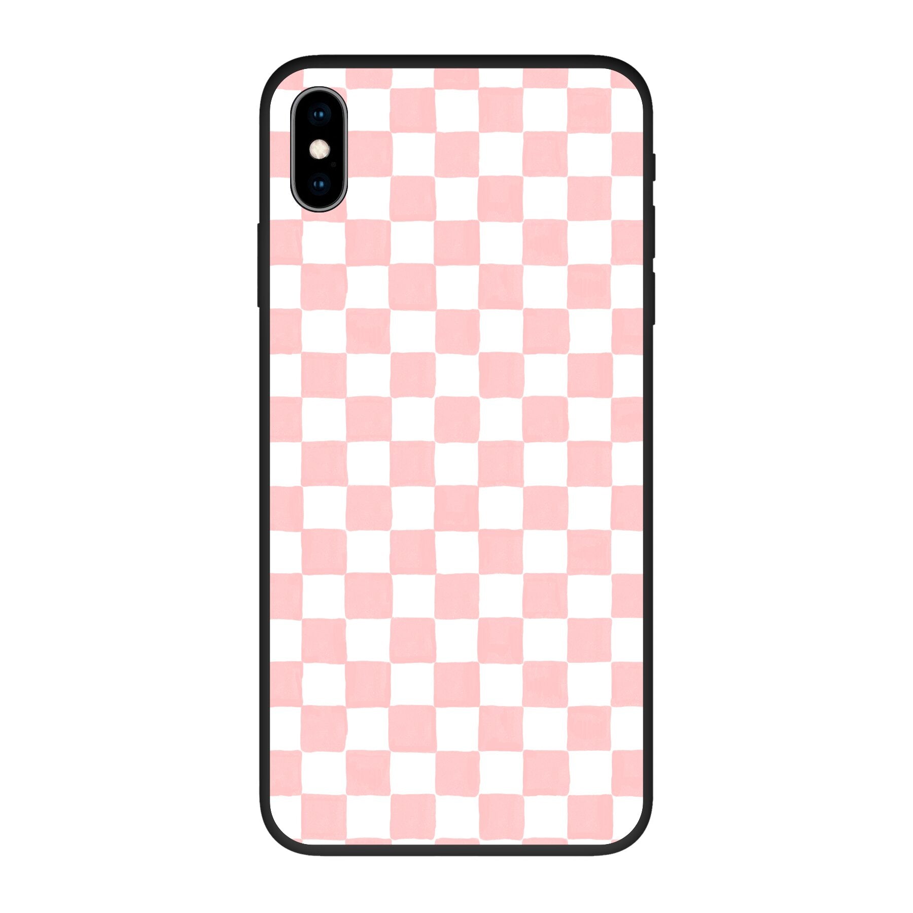 Telefoonhoesje Ontwerpen - Roze Check - Smartphone case
